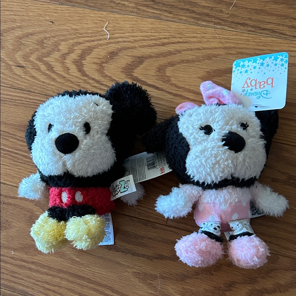 Disney Black and White Stuffed Animals Set